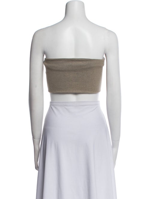 Lauren Manoogian Strapless Crop Top