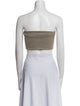 Lauren Manoogian Strapless Crop Top
