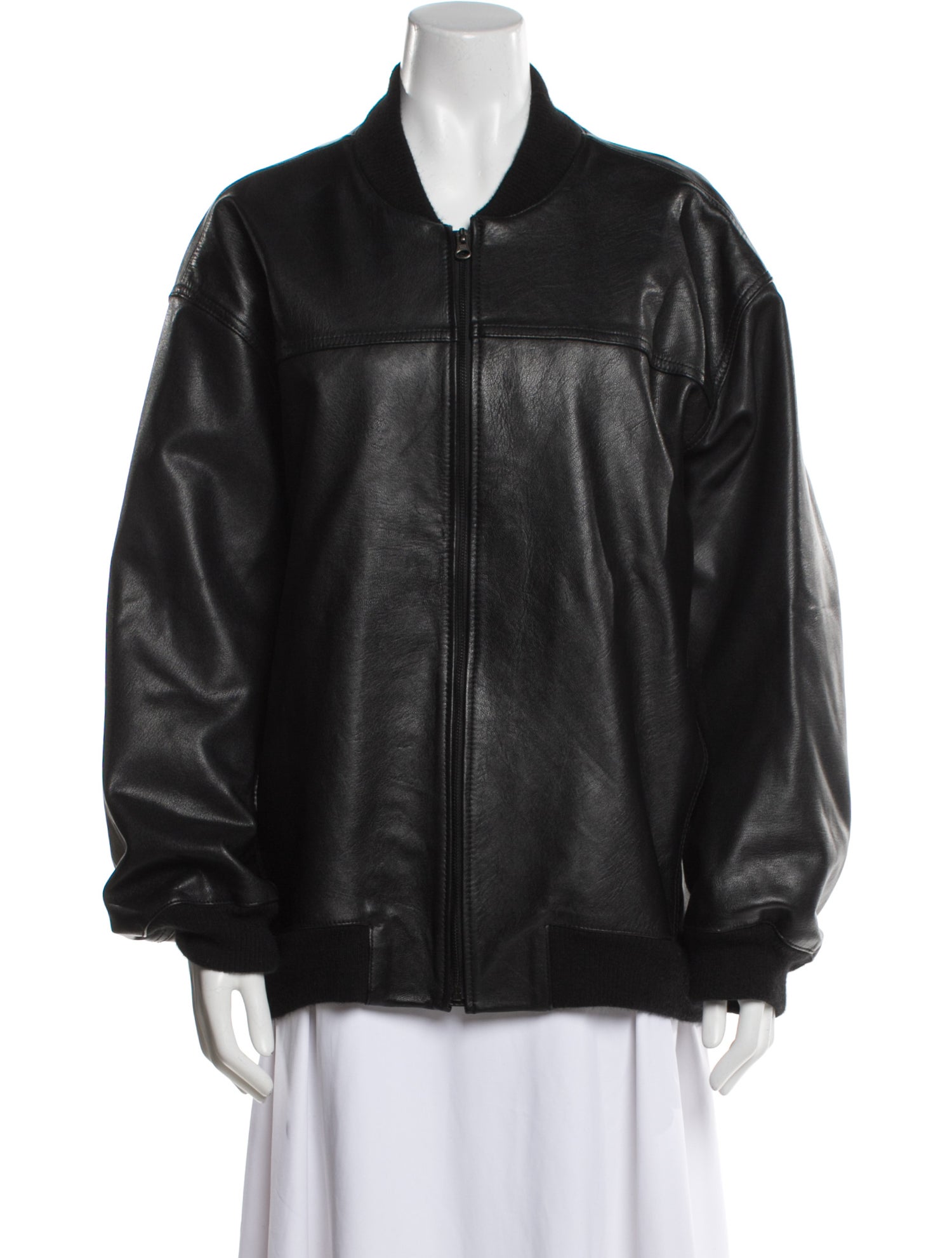 Lauren Manoogian Leather Bomber Jacket
