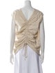 Lauren Manoogian Linen Bateau Neckline Blouse