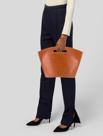 Lauren Manoogian Leather Top Handle Bag