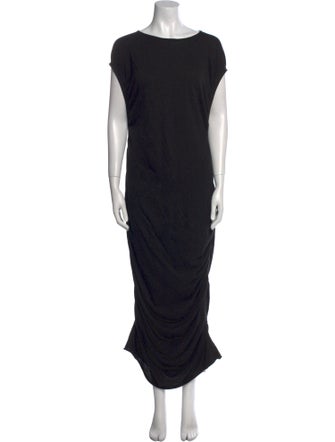 Lauren Manoogian Bateau Neckline Long Dress