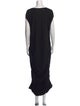 Lauren Manoogian Bateau Neckline Long Dress