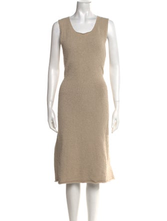 Lauren Manoogian Scoop Neck Knee-Length Dress