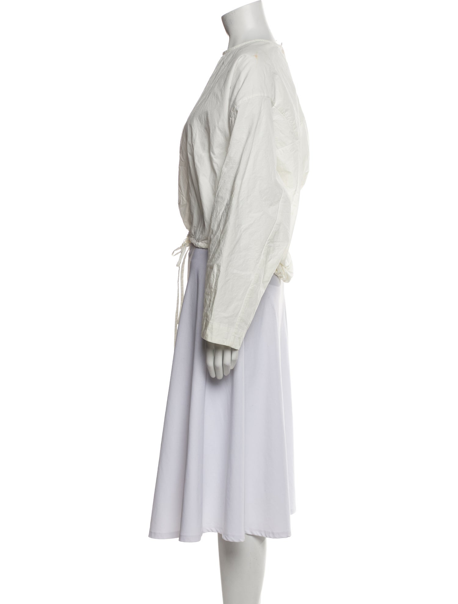 Lauren Manoogian Mock Neck Long Sleeve Sweatshirt