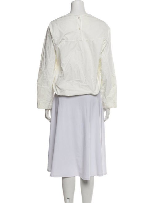 Lauren Manoogian Mock Neck Long Sleeve Sweatshirt