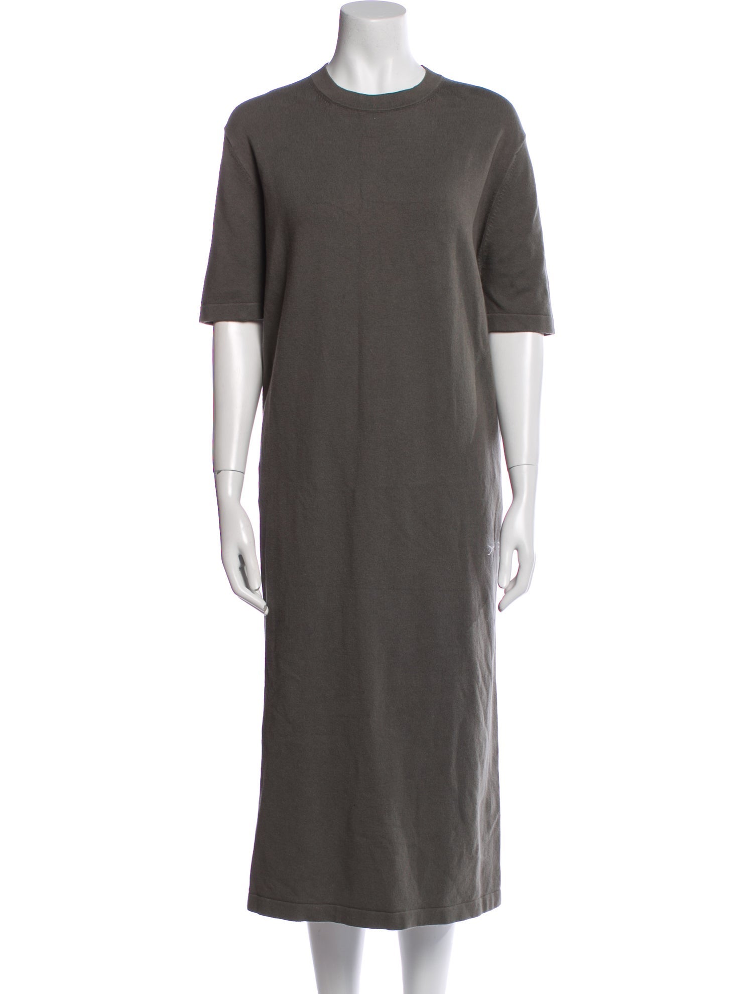 Lauren Manoogian Crew Neck Midi Length Dress