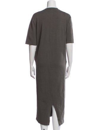 Lauren Manoogian Crew Neck Midi Length Dress