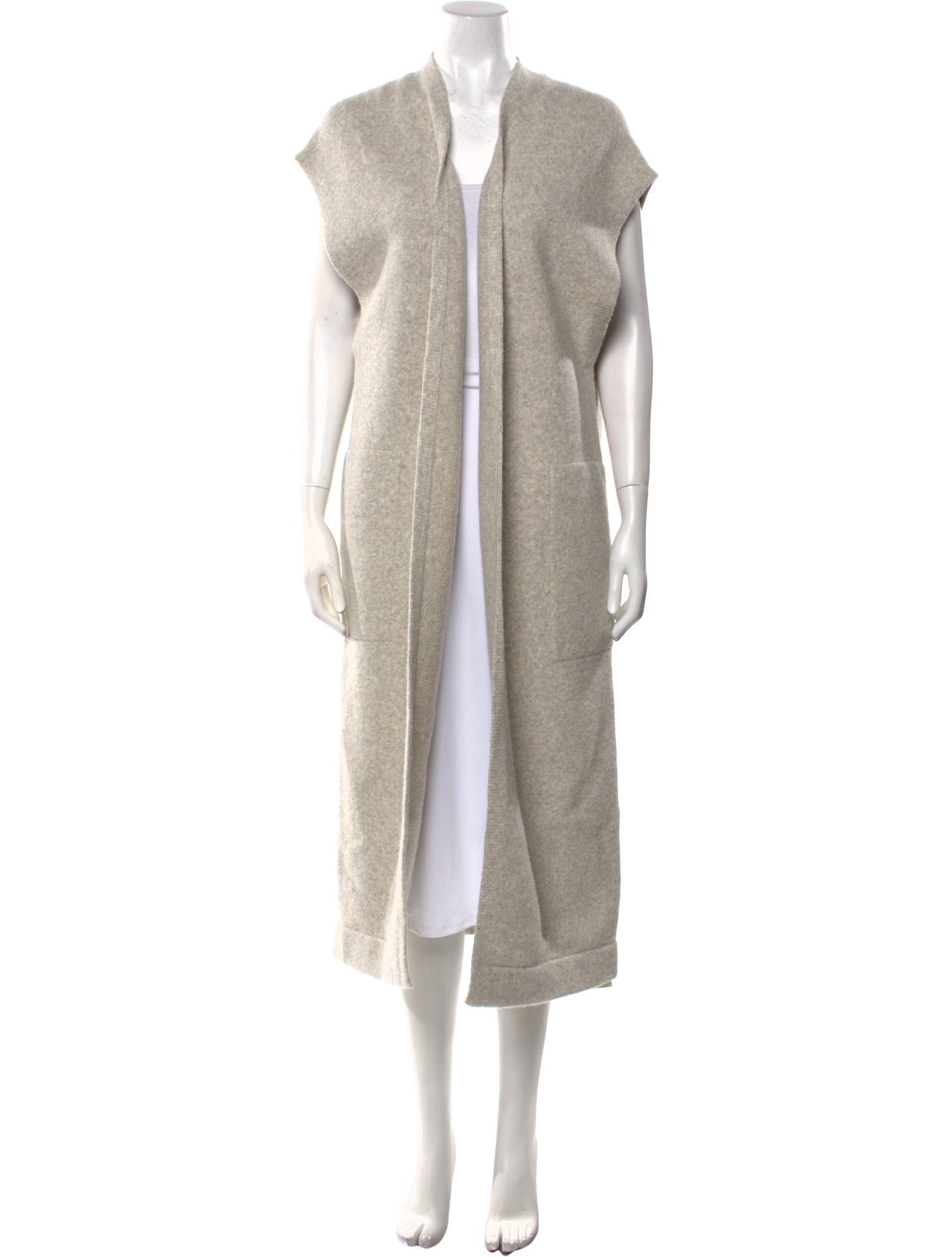 Lauren Manoogian Merino Wool Open Front Sweater