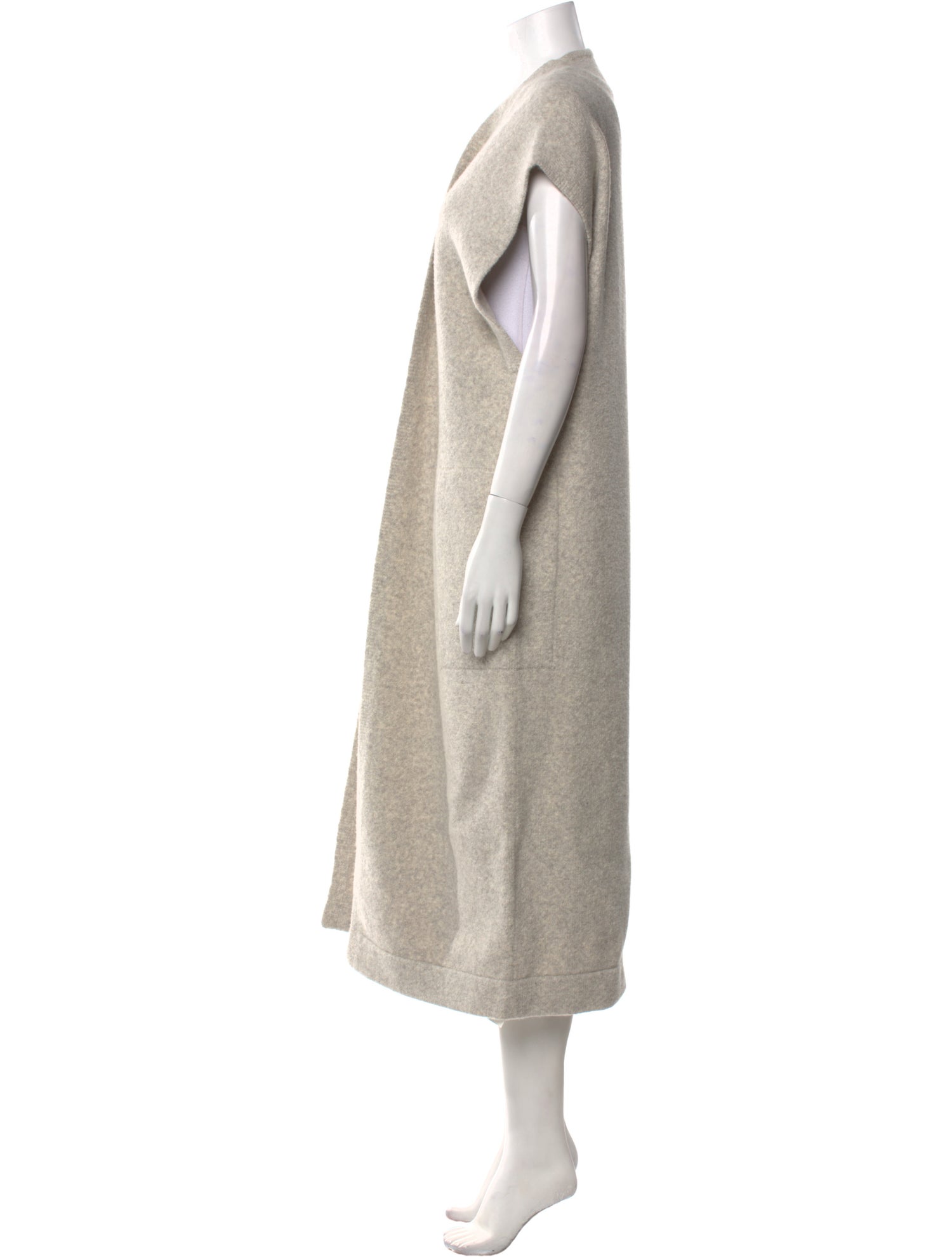 Lauren Manoogian Merino Wool Open Front Sweater
