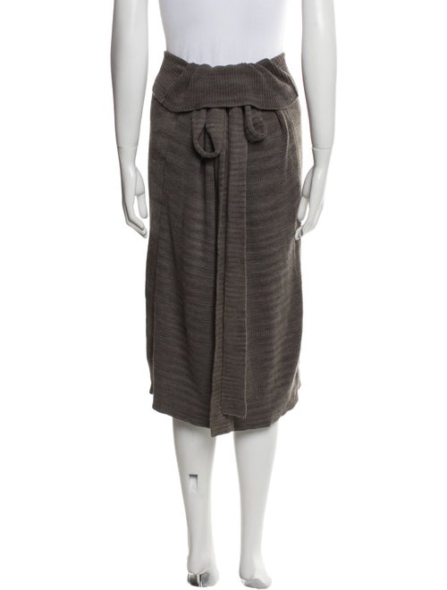 Lauren Manoogian Striped Knee-Length Skirt