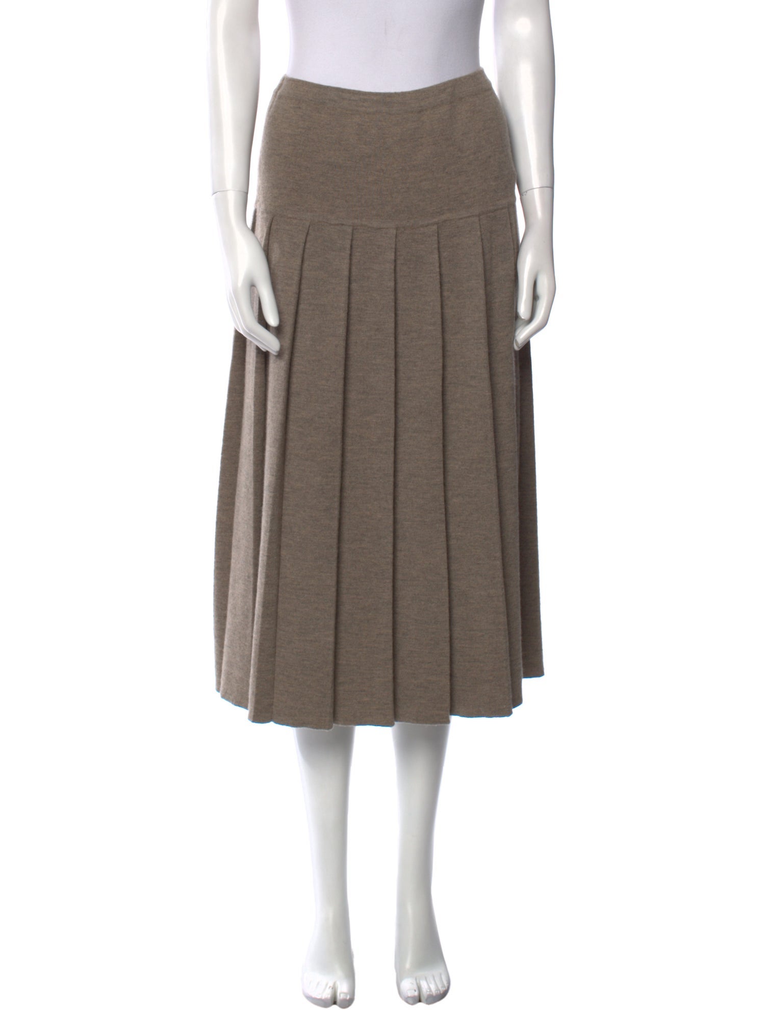 Lauren Manoogian Wool Midi Length Skirt