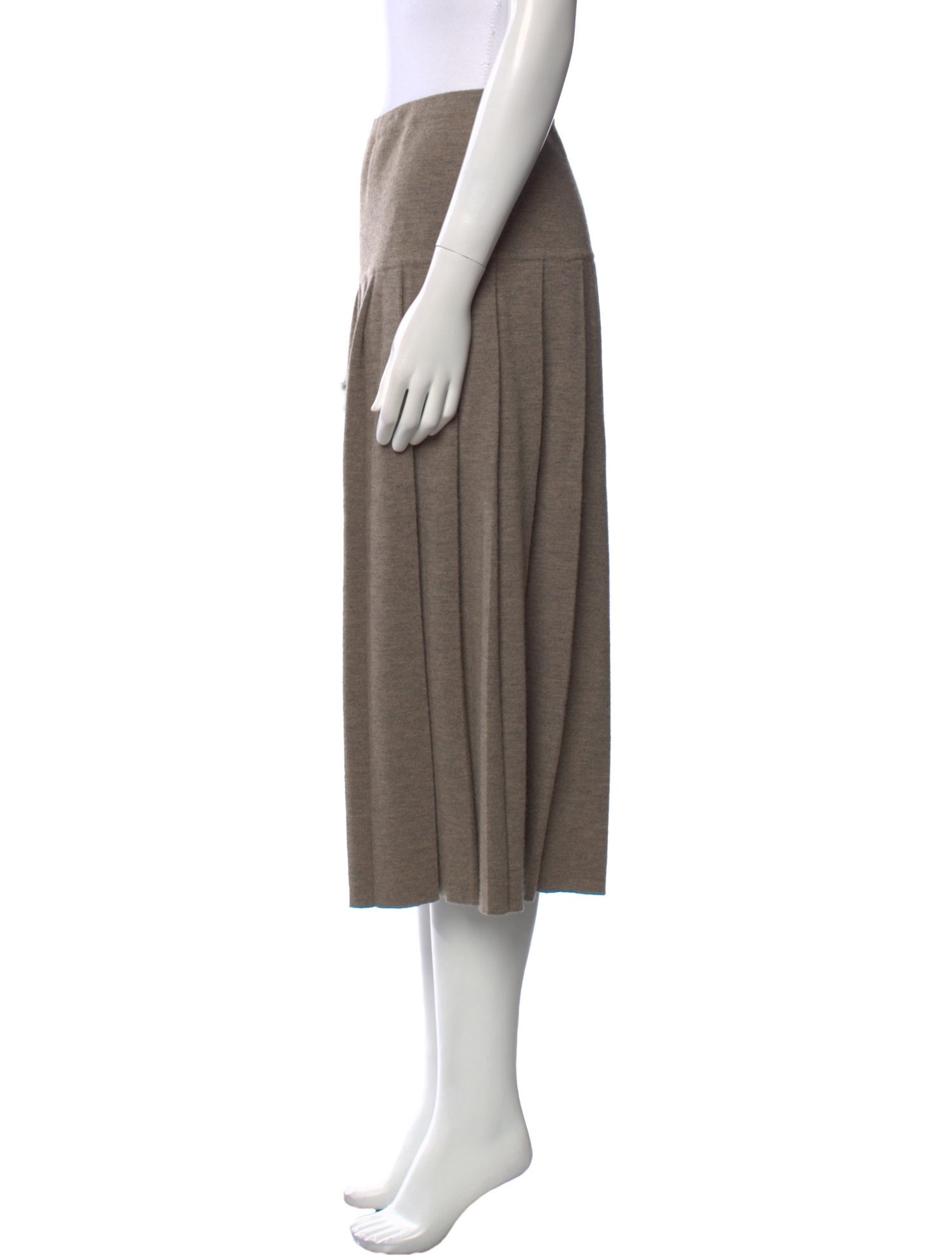 Lauren Manoogian Wool Midi Length Skirt
