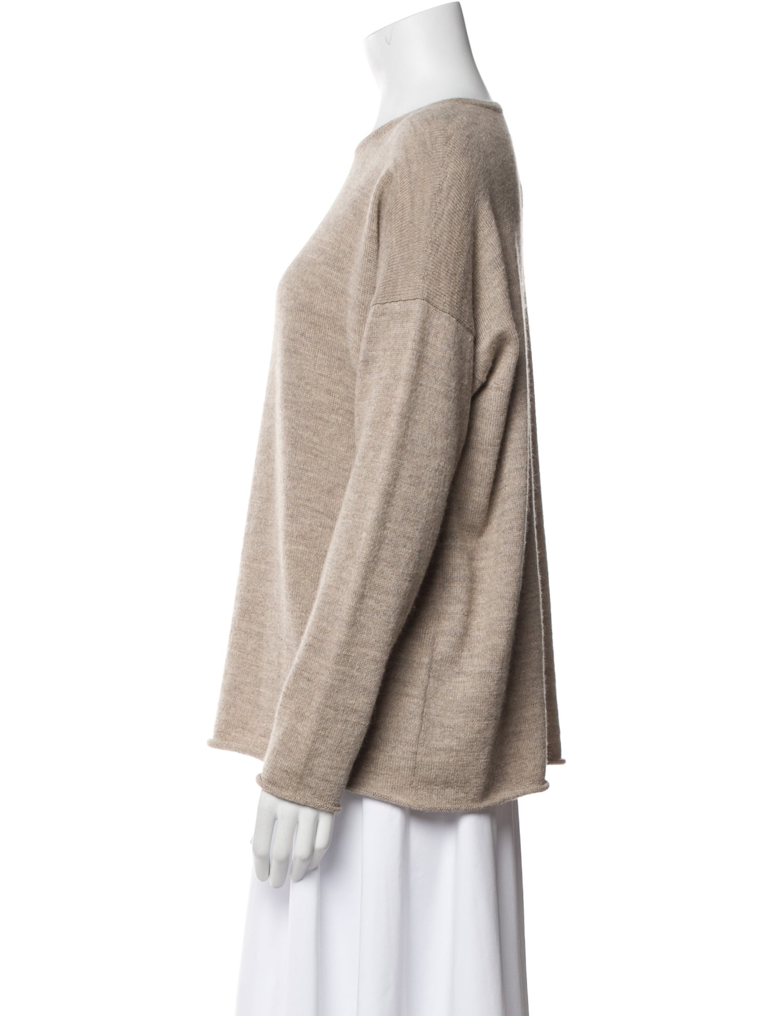 Lauren Manoogian Baby Alpaca Scoop Neck Sweater