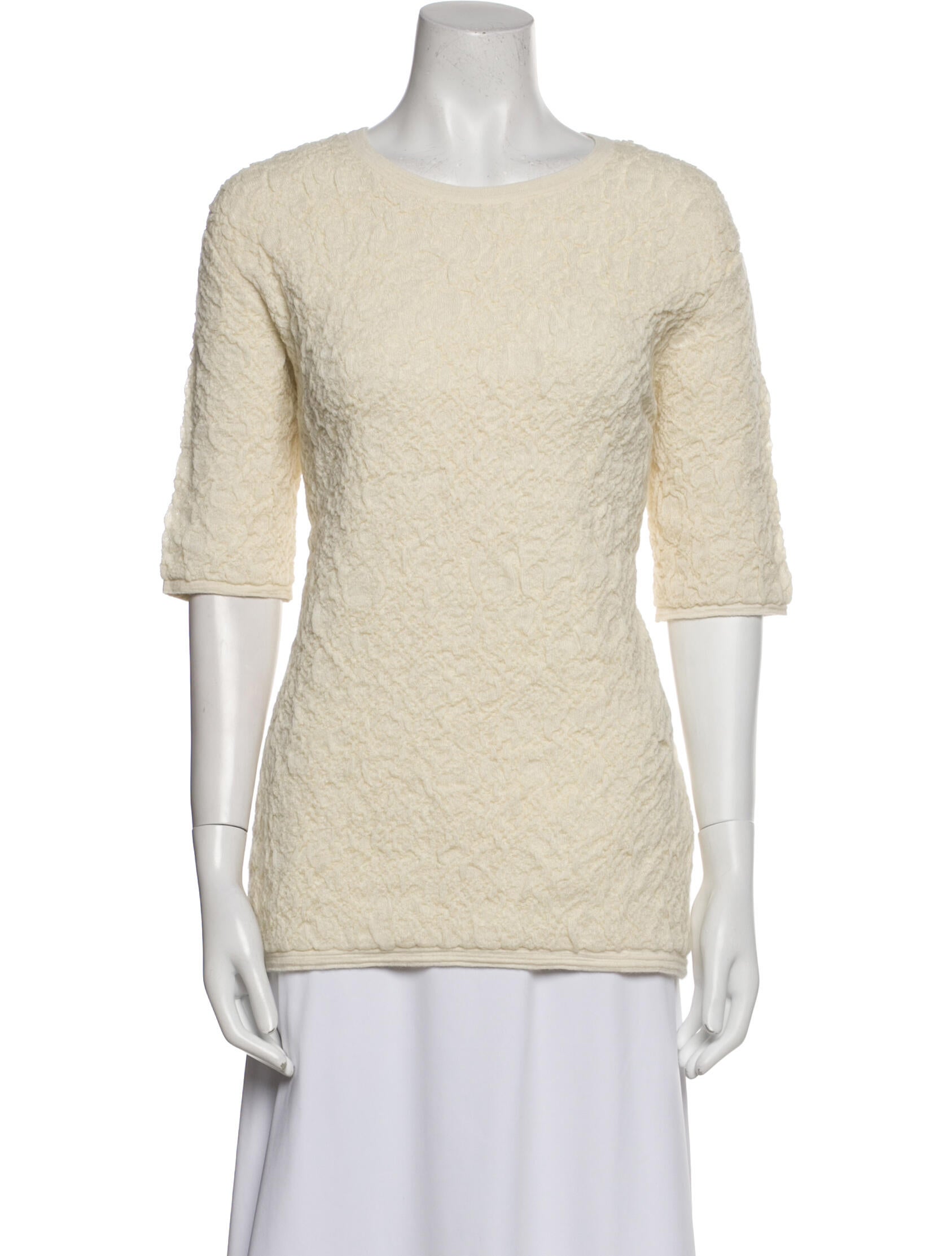 Lauren Manoogian Baby Alpaca Bateau Neckline Top
