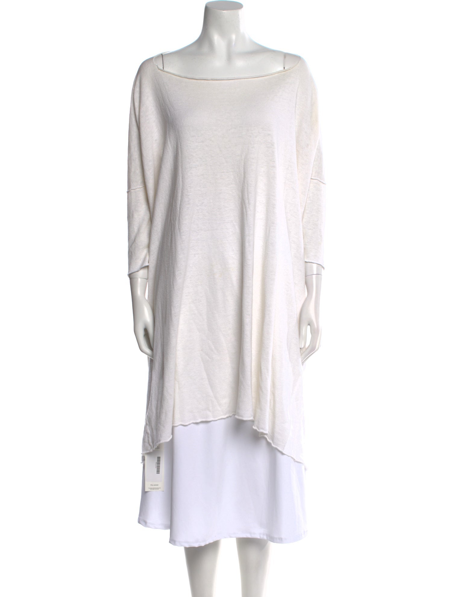 Lauren Manoogian Bateau Neckline Three-Quarter Sleeve Tunic