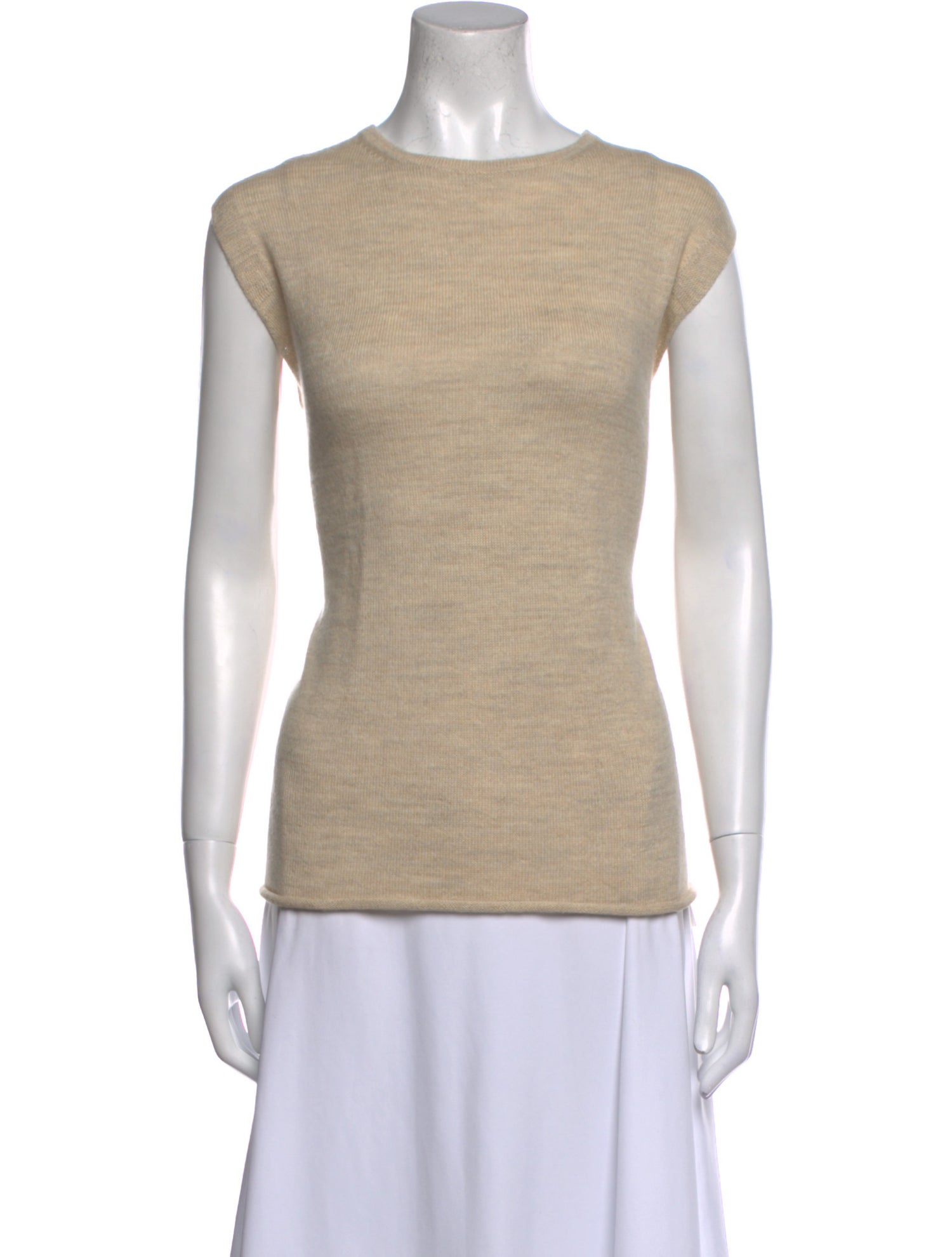 Lauren Manoogian Baby Alpaca Scoop Neck Top
