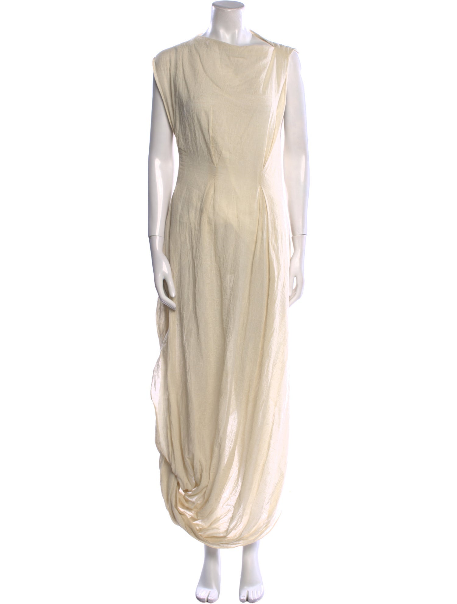 Lauren Manoogian Cowl Neck Long Dress