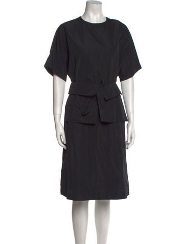 WJ Martin Dresses Crew Neck Midi Length Dress M