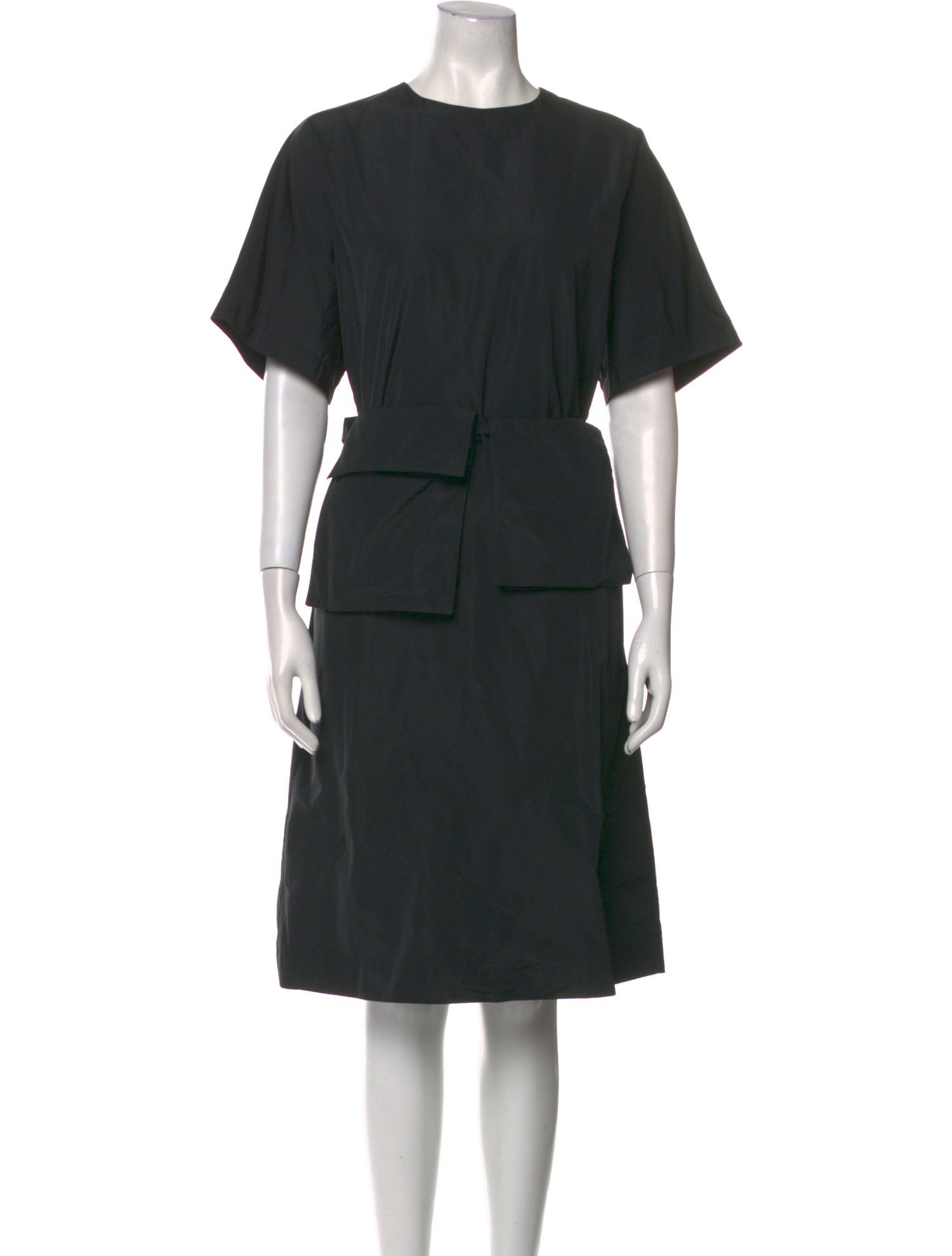 WJ MARTIN Crew Neck Midi Length Dress