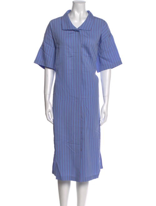 WJ MARTIN V-Neck Midi Length Dress