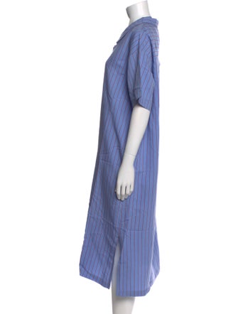 WJ MARTIN V-Neck Midi Length Dress