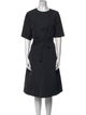 WJ MARTIN Crew Neck Midi Length Dress