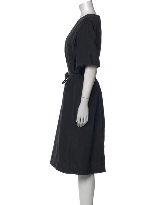 WJ MARTIN Crew Neck Midi Length Dress