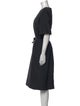 WJ MARTIN Crew Neck Midi Length Dress