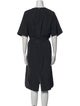 WJ MARTIN Crew Neck Midi Length Dress