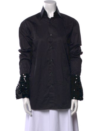 Woera Long Sleeve Button-Up Top