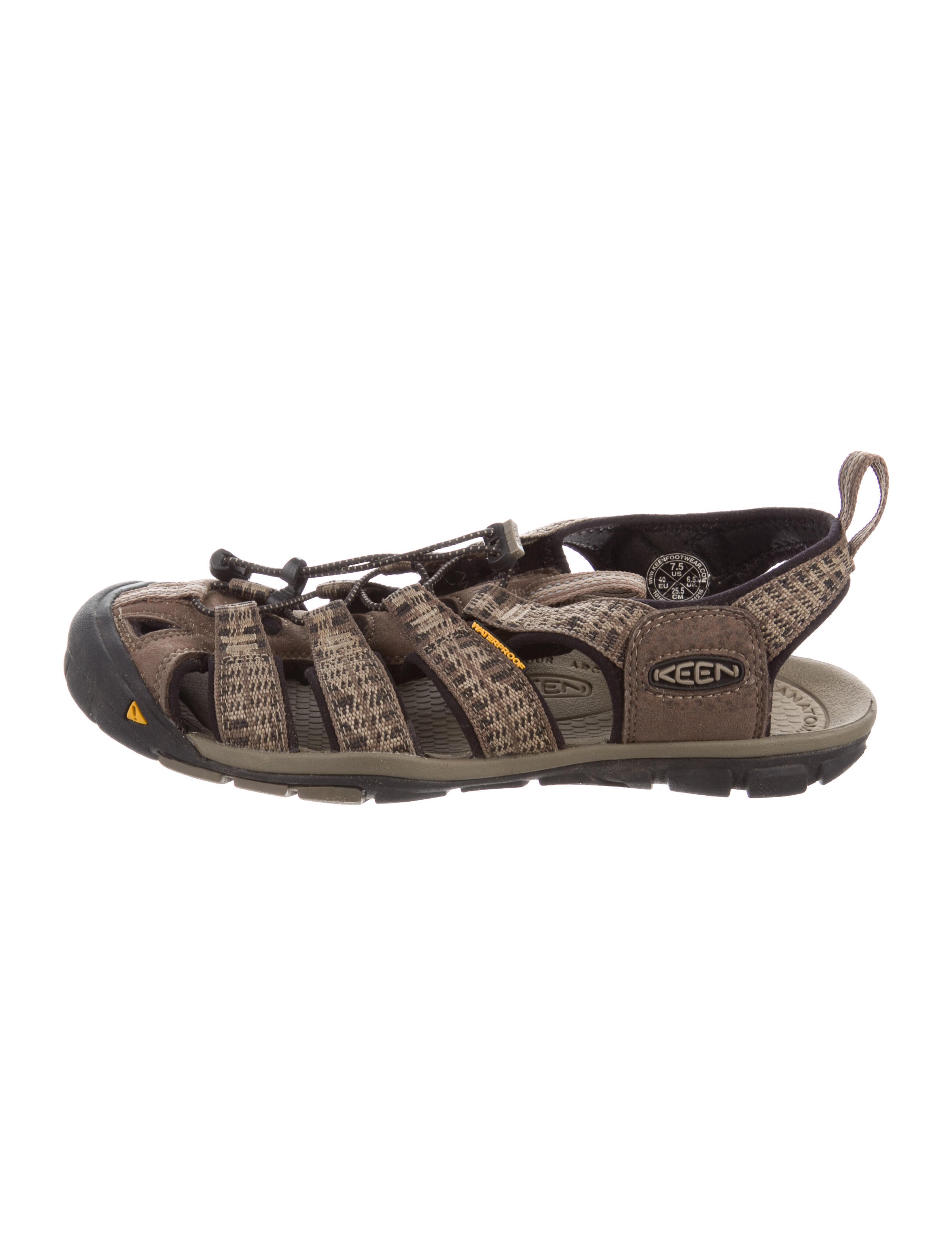 Keen Suede Printed Sandals Brown Sandals, Shoes WWKEN20035 The