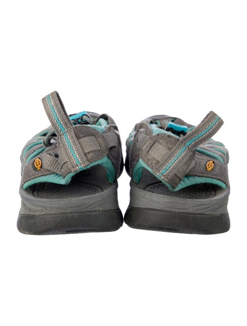 Keen Colorblock Pattern Slingback Flats