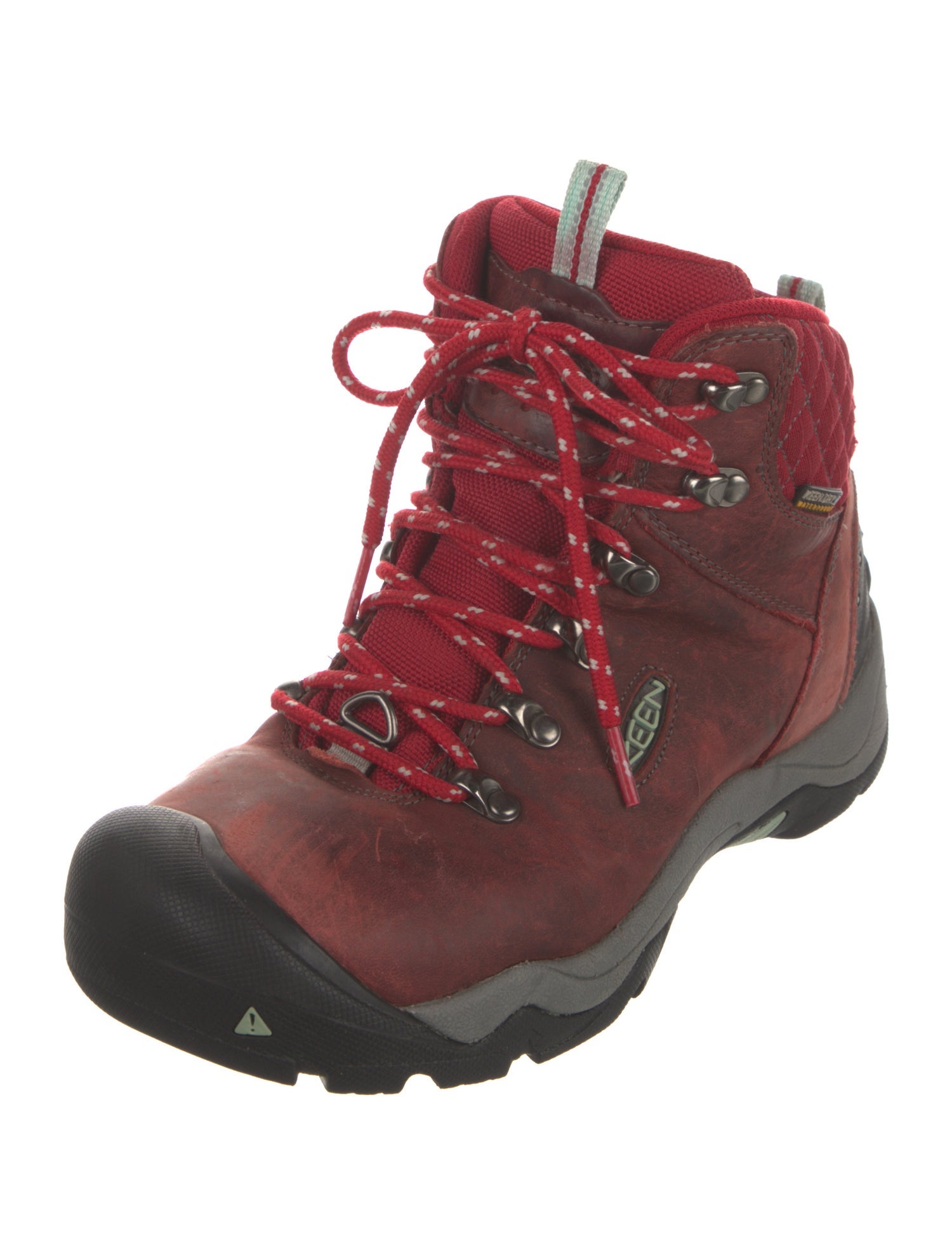 Keen Leather Printed Lace-Up Boots