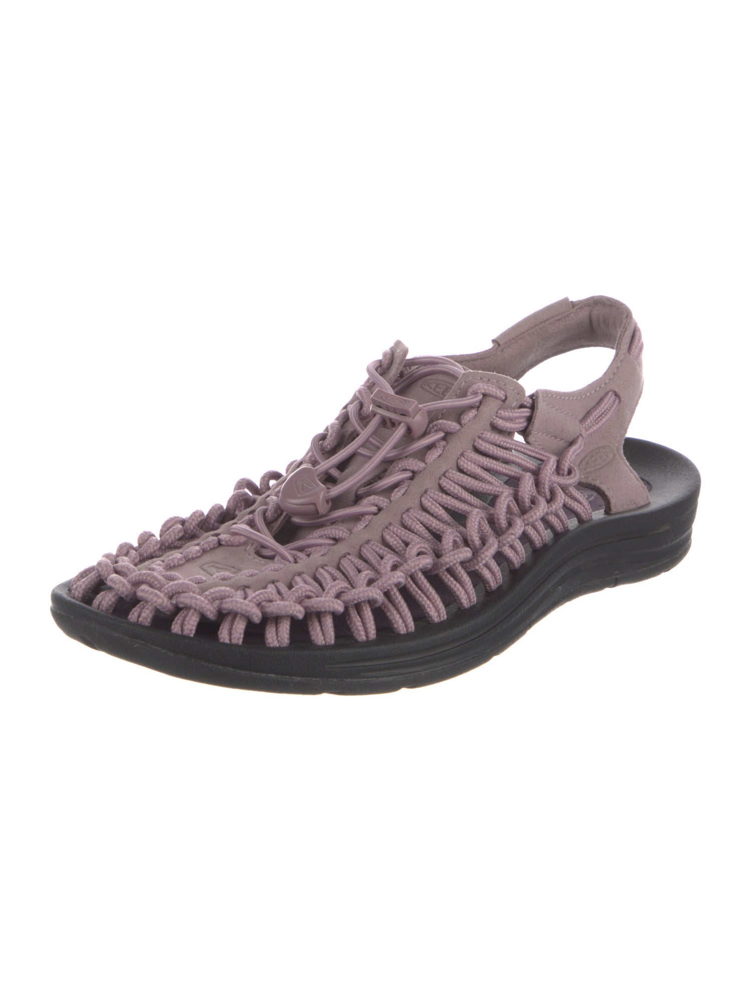 Keen Suede Cutout Accent Slingback Flats