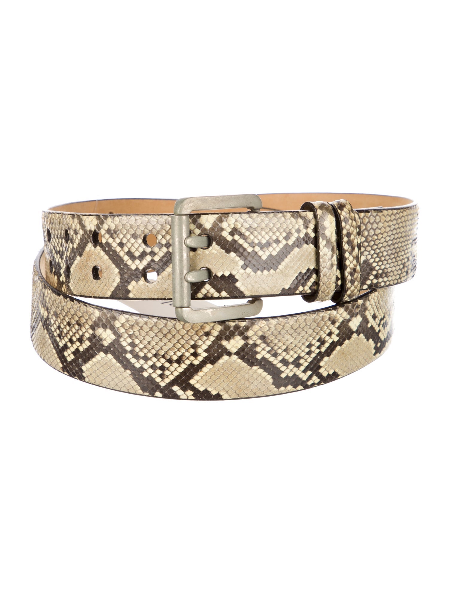 W. Kleinberg Snakeskin Belt