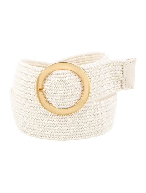 W. Kleinberg Wide Raffia Belt