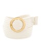 W. Kleinberg Wide Raffia Belt