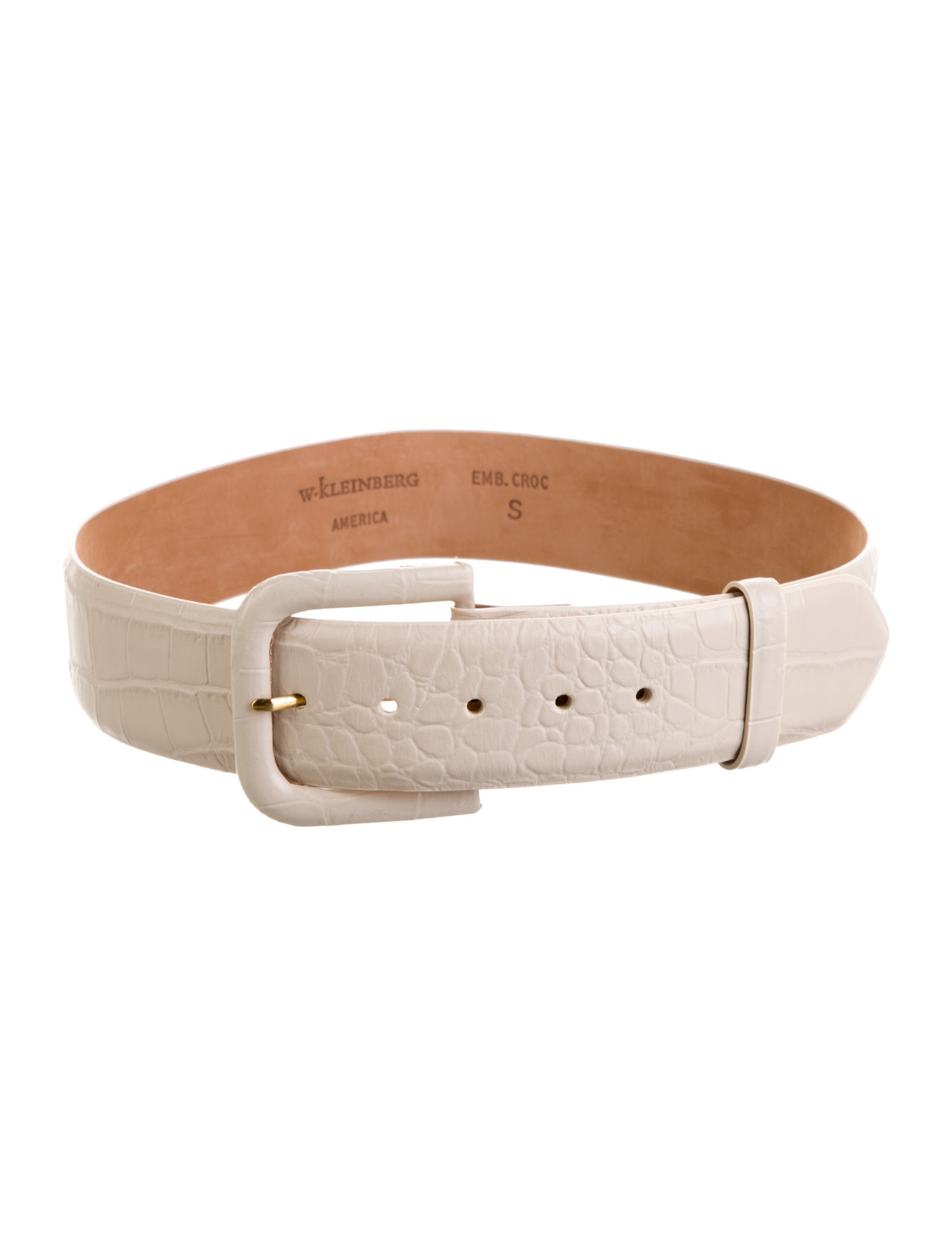 W. Kleinberg Leather Belt