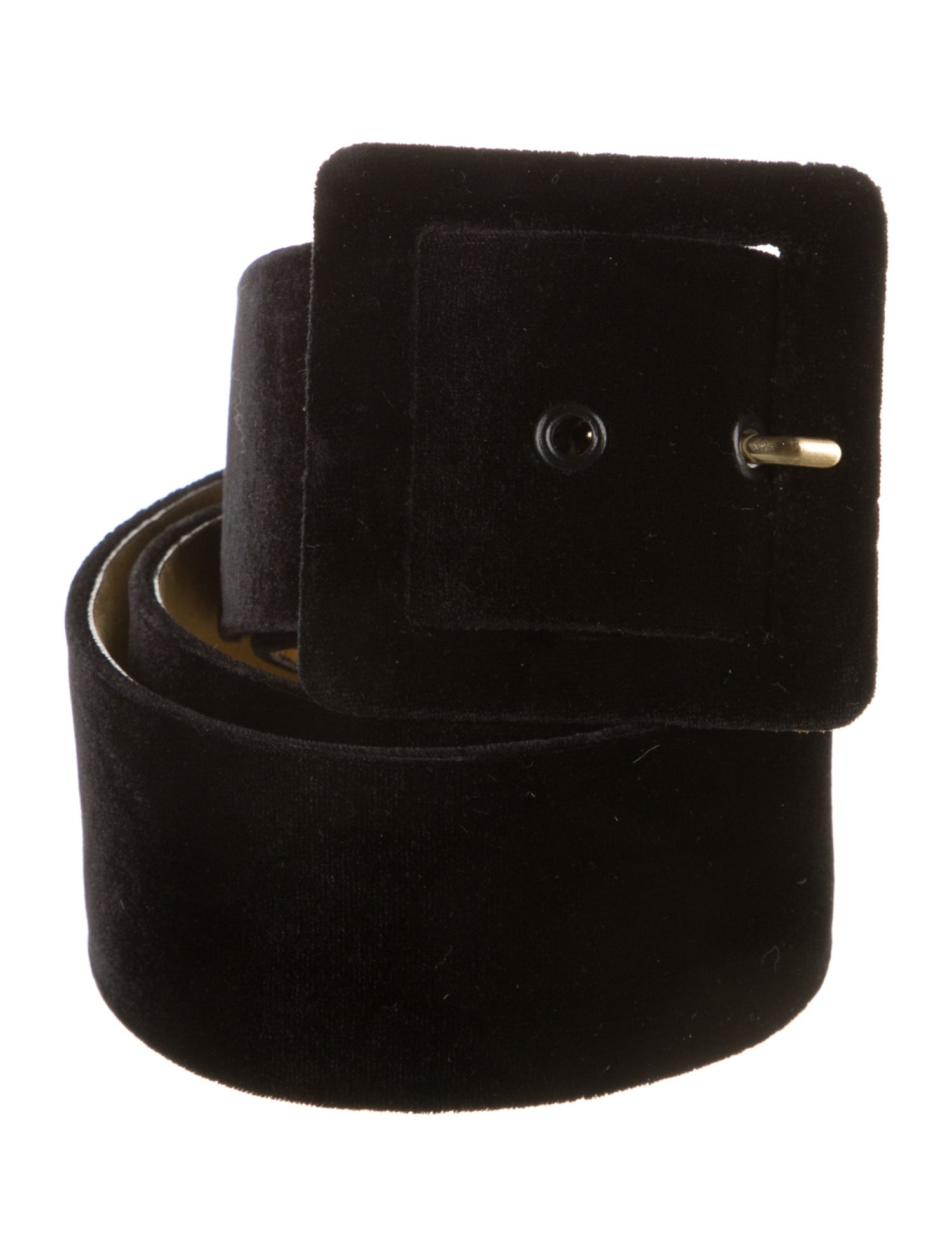 W. Kleinberg Skinny Velvet Belt