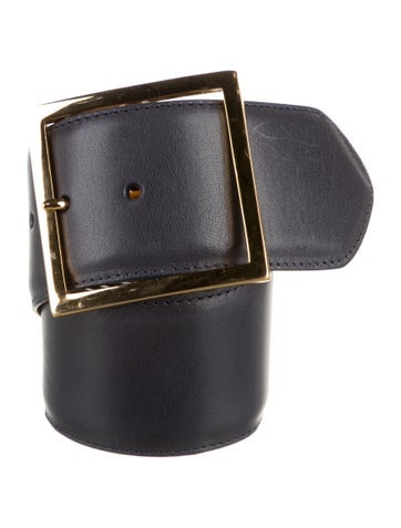 W. Kleinberg Belts Wide Leather Belt M