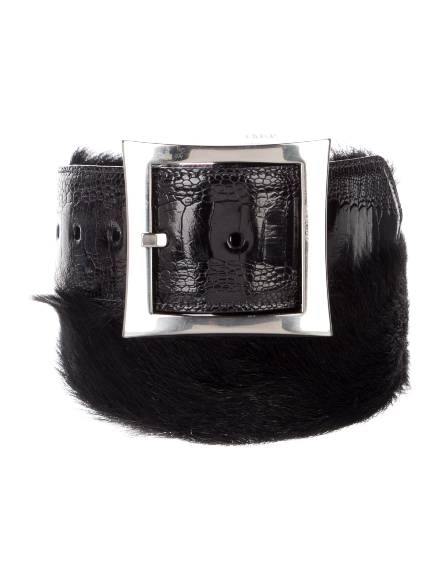 W. Kleinberg Wide Ponyhair Belt