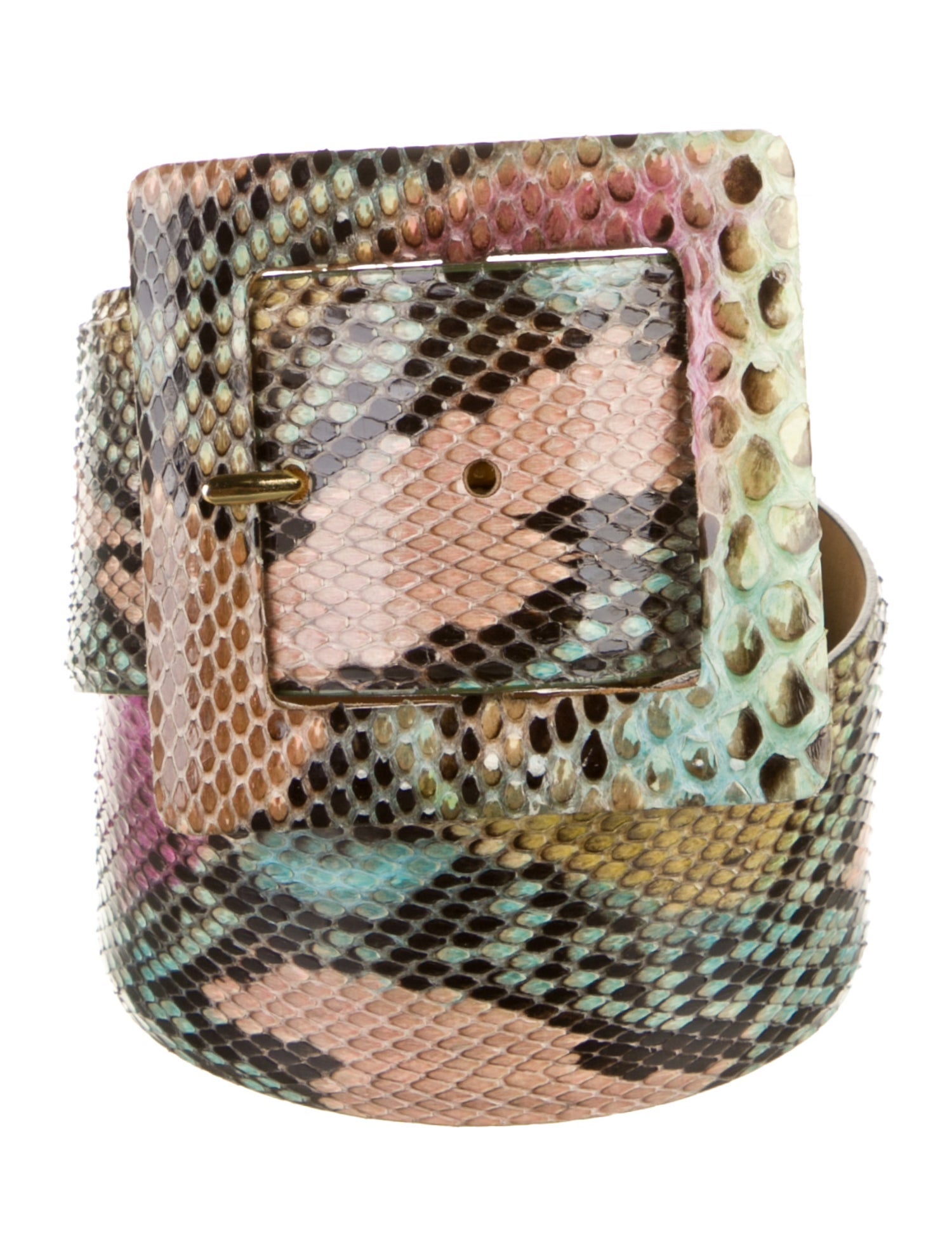W. Kleinberg Snakeskin Belt