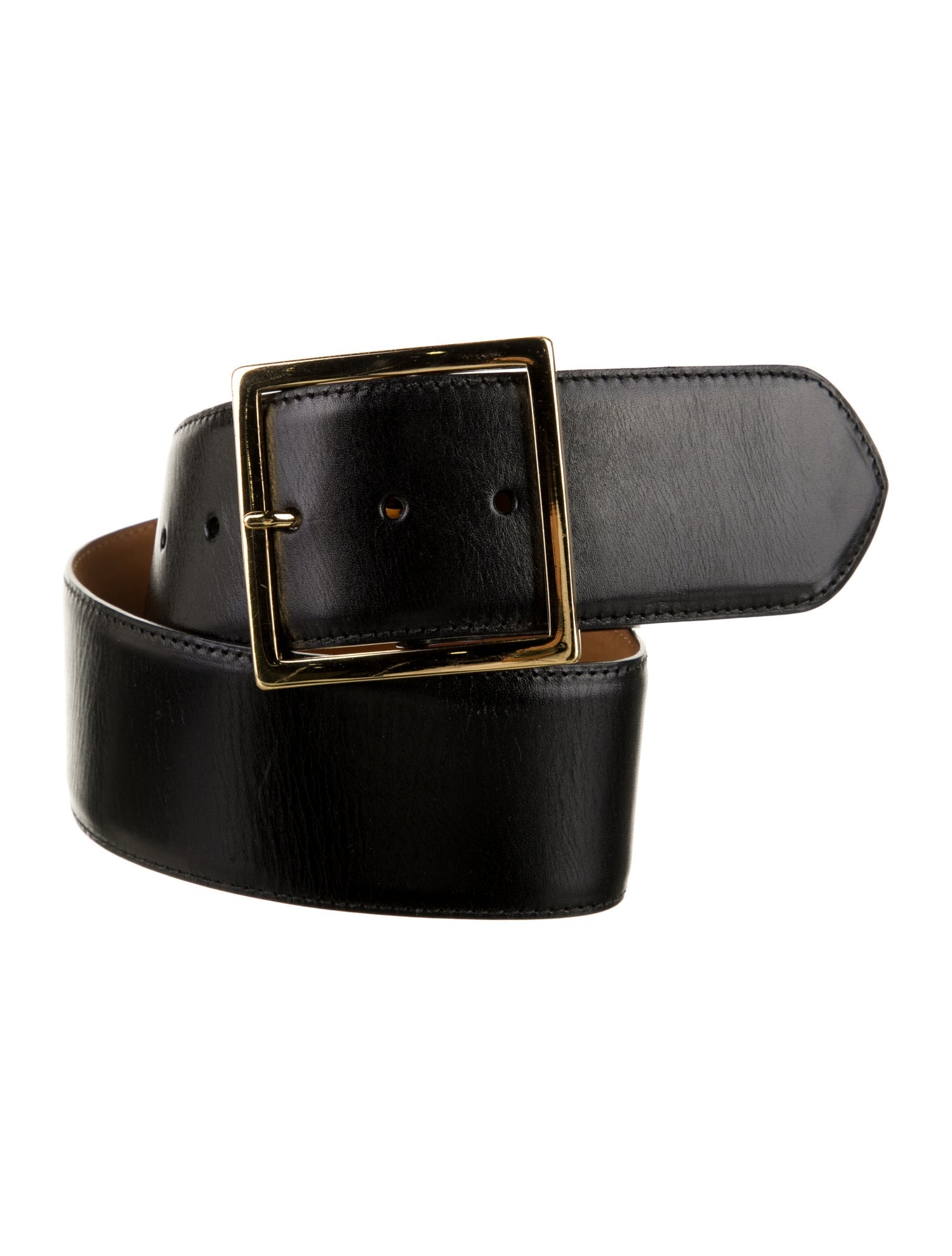 W. Kleinberg Wide Leather Belt