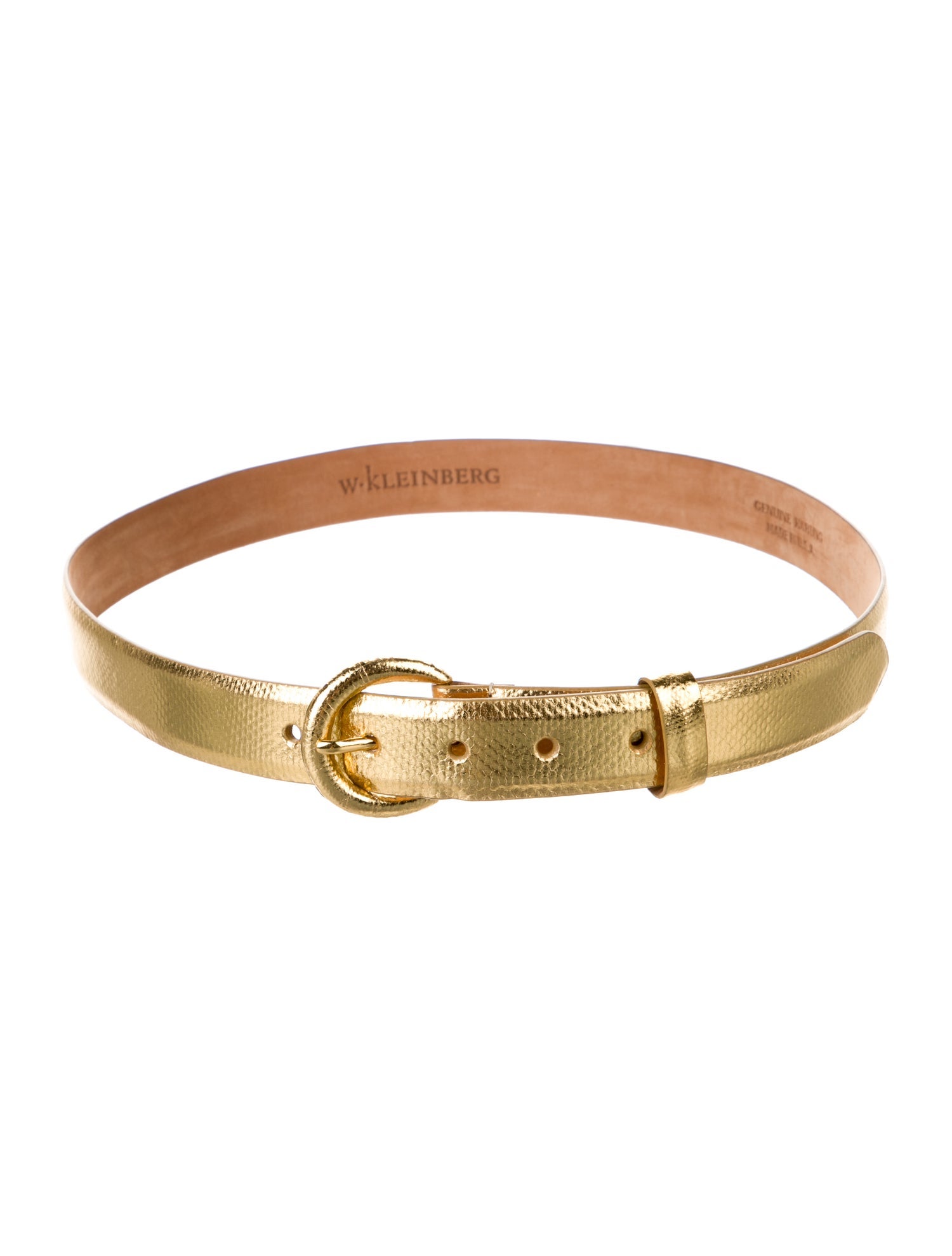 W. Kleinberg Leather Belt