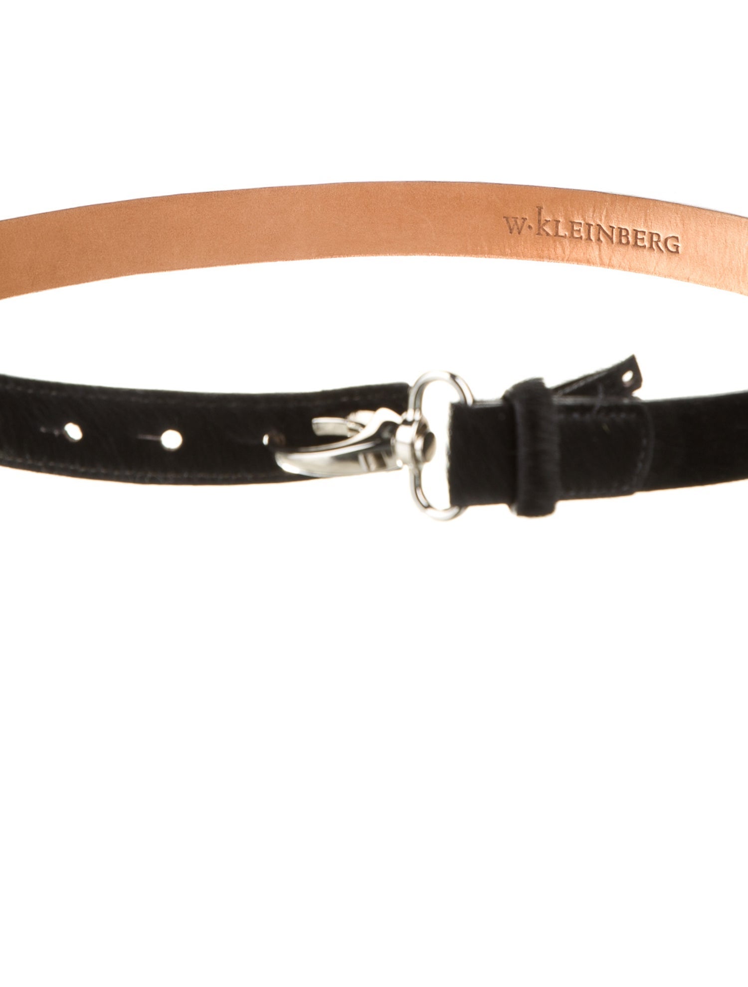 W. Kleinberg Ponyhair Waist Belt
