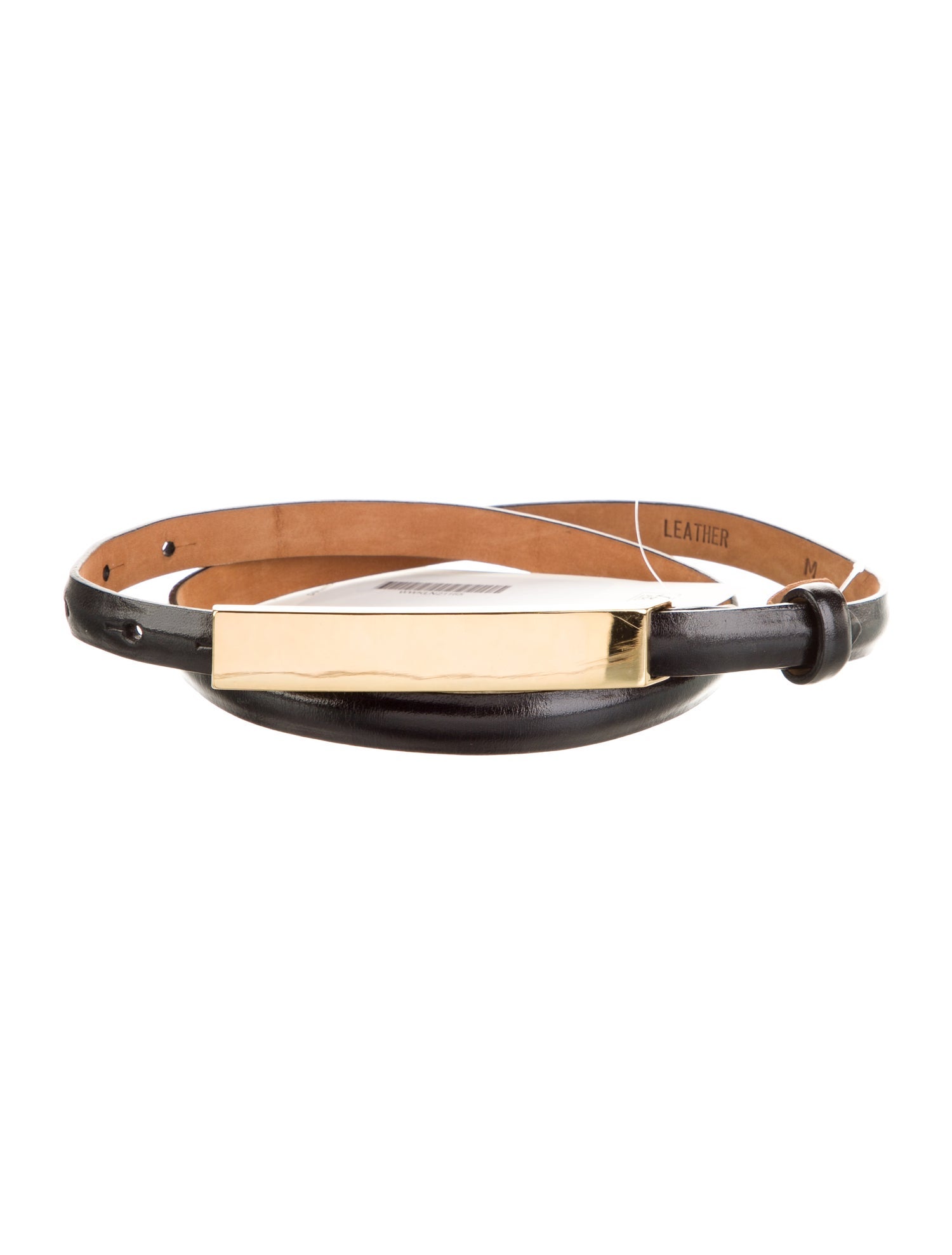 W. Kleinberg Skinny Leather Belt