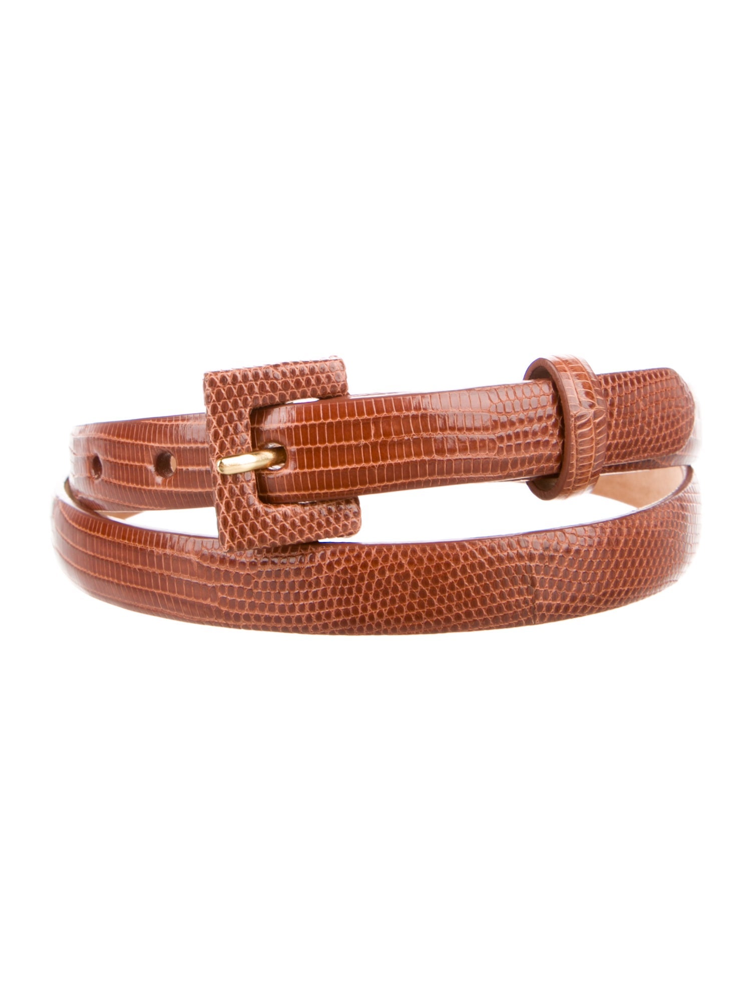 W. Kleinberg Skinny Lizard Belt