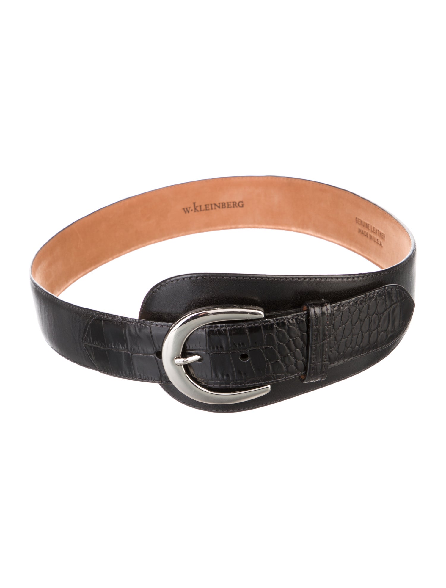 W. Kleinberg Leather Belt