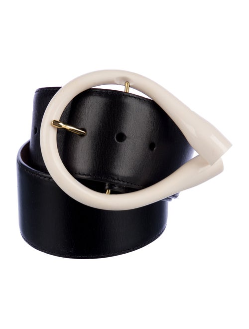 W. Kleinberg Wide Leather Belt